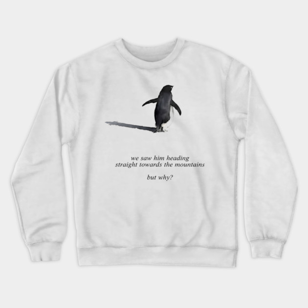 Nihilist-Penguin Crewneck Sweatshirt by dtr_art