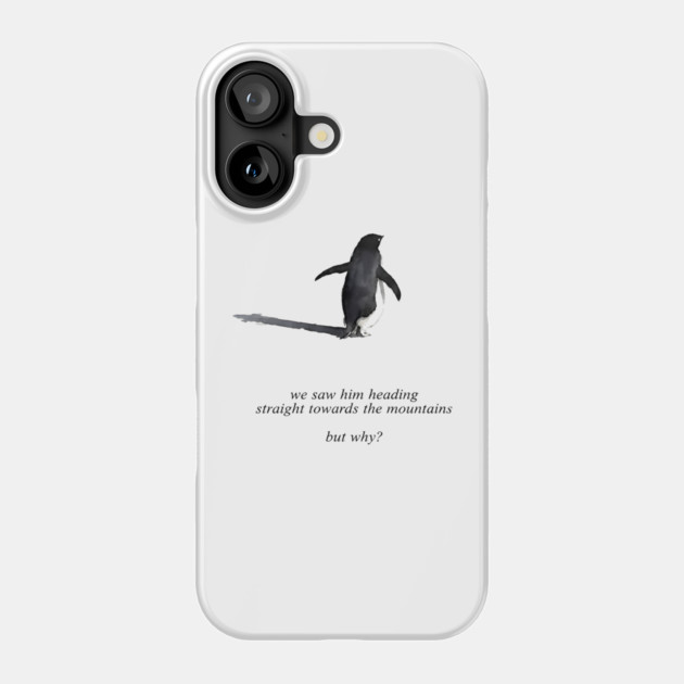 Nihilist-Penguin Phone Case by dtr_art