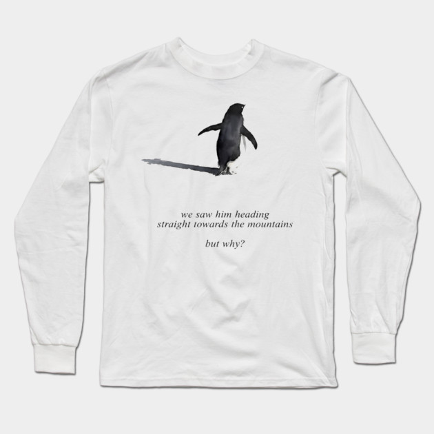 Nihilist-Penguin Long Sleeve T-Shirt by dtr_art