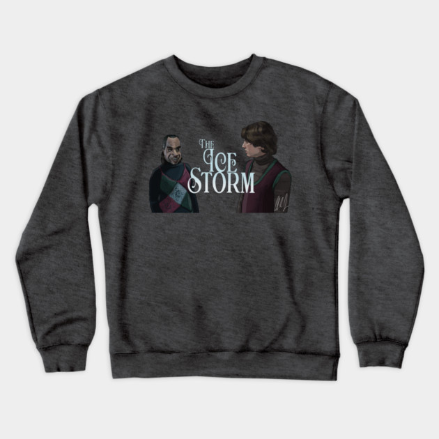 The Ice Storm: Nixon & Mikey Sittin' in a Tree Crewneck Sweatshirt by 51Deesigns