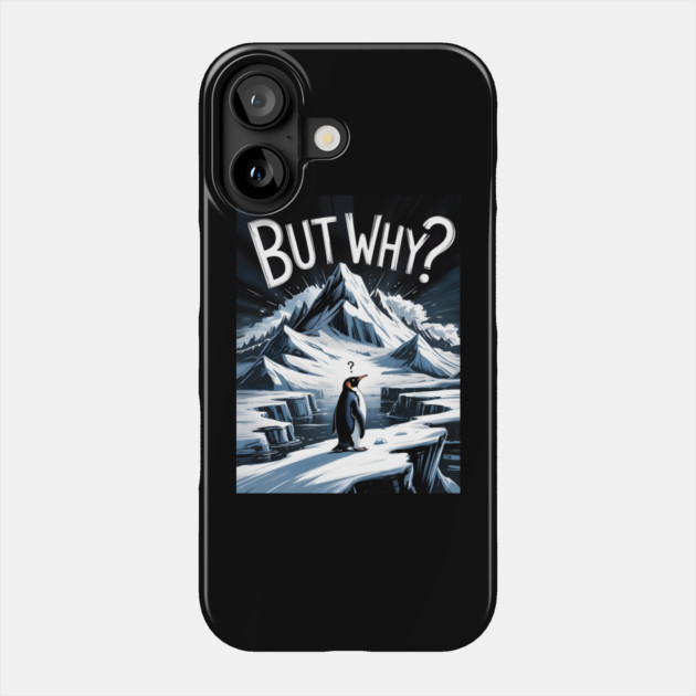 Nihilist Penguin Phone Case by Creatifly Graphic Tees