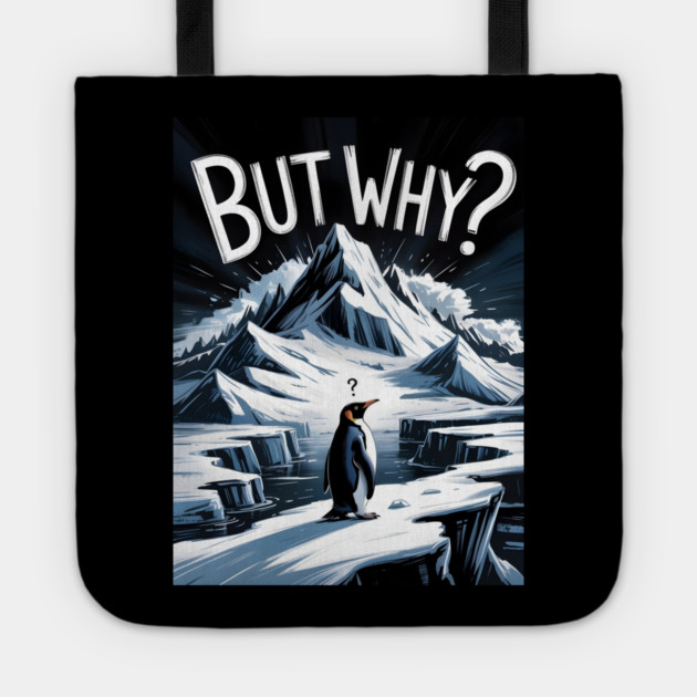 Nihilist Penguin Tote by Creatifly Graphic Tees