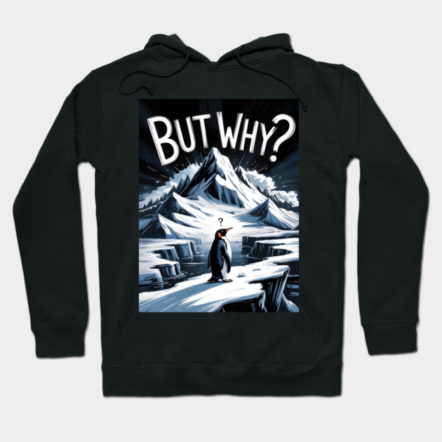 Nihilist Penguin Hoodie by Creatifly Graphic Tees