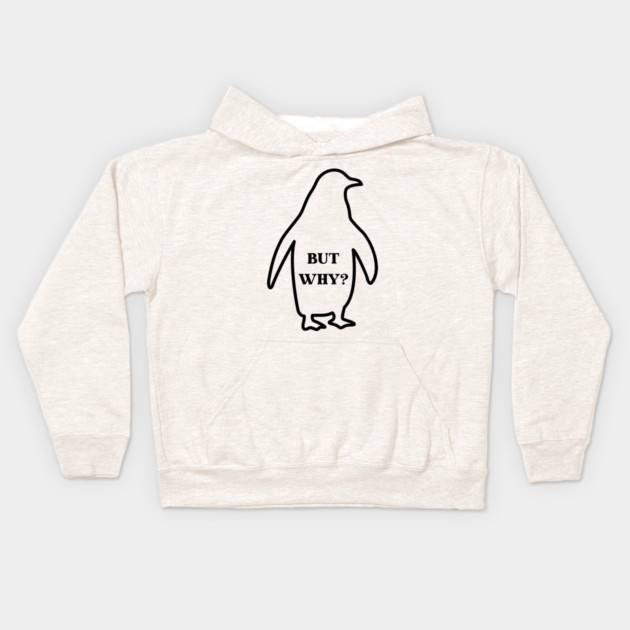 Nihilist Penguin Kids Hoodie by Creatifly Graphic Tees