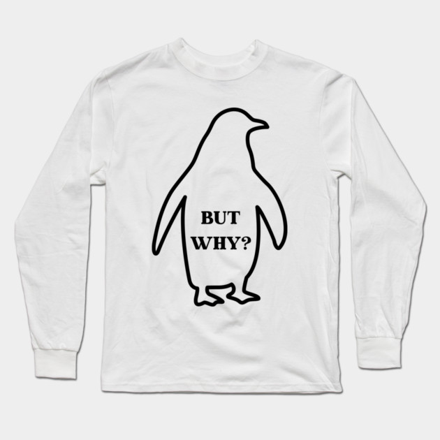 Nihilist Penguin Long Sleeve T-Shirt by Creatifly Graphic Tees