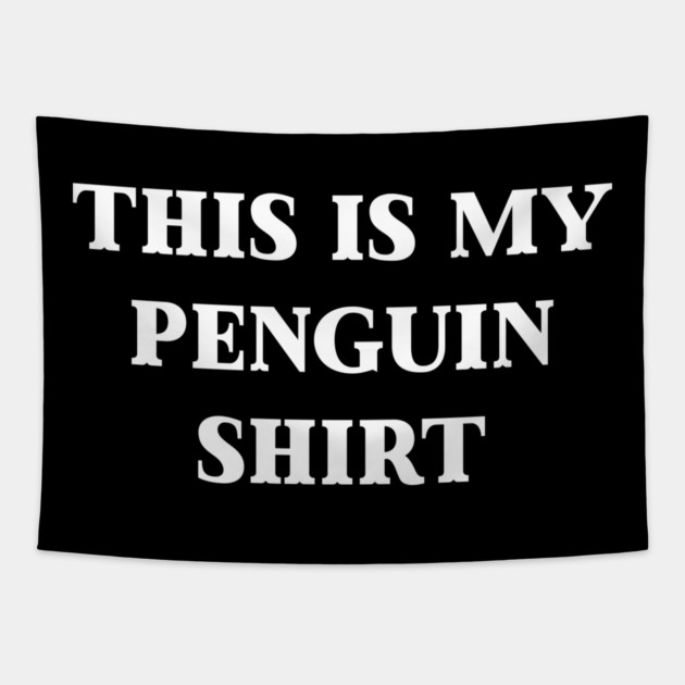Nihilist Penguin Tapestry by Creatifly Graphic Tees