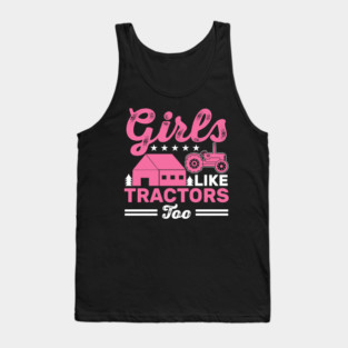 Girls Like Tractors Farm Girl Tank Top