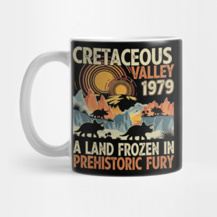Cretaceous Valley 1979 Retro Dinosaur Mug