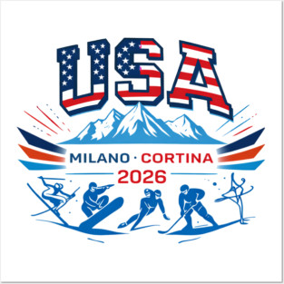 winter olympics 2026 milano cortina Posters and Art