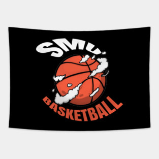 SMU Basketball Tapestry
