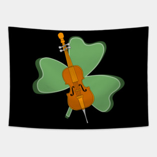 Shamrock Cello Tapestry