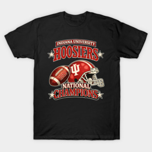 Indiana Hoosiers National Champions 2026 Football T-Shirt