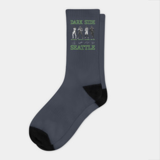 Dark Side 12 Seattle Football Socks