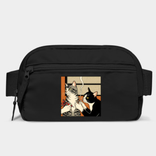 Cool Cats Getting Inked | Feline Tattoo Shop with Smoking Artist Bag