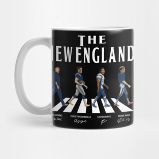 New England Mike Vrabel Christian Gonzalez Stefon Diggs Drake Maye Mug