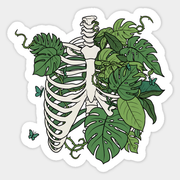 Bloom From Within Sticker by Designed By Marty