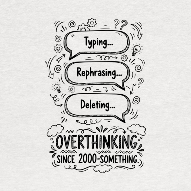 Overthinking Since 2000-Something by Designed By Marty