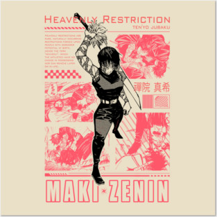 Maki zenin mode heavenly restriction Posters and Art