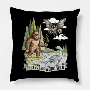 Protect the Weird Wild Pillow