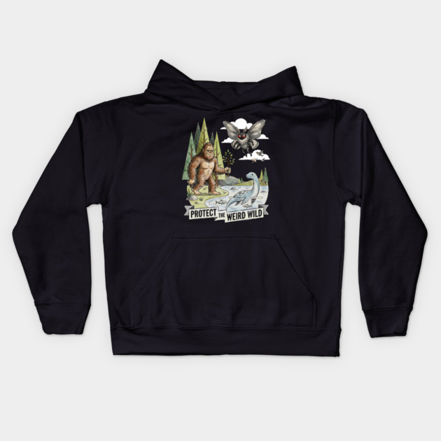 Protect the Weird Wild Kids Hoodie by Designed By Marty