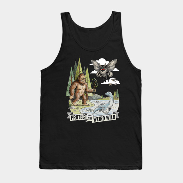 Protect the Weird Wild Tank Top by Designed By Marty