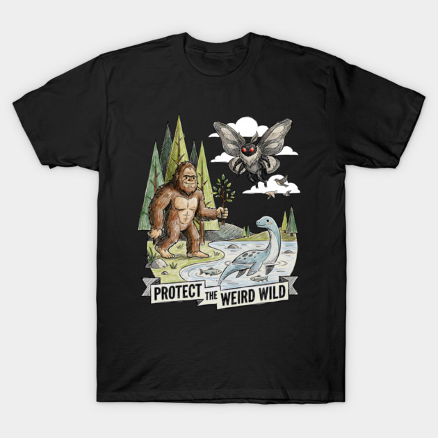 Protect the Weird Wild T-Shirt by Designed By Marty