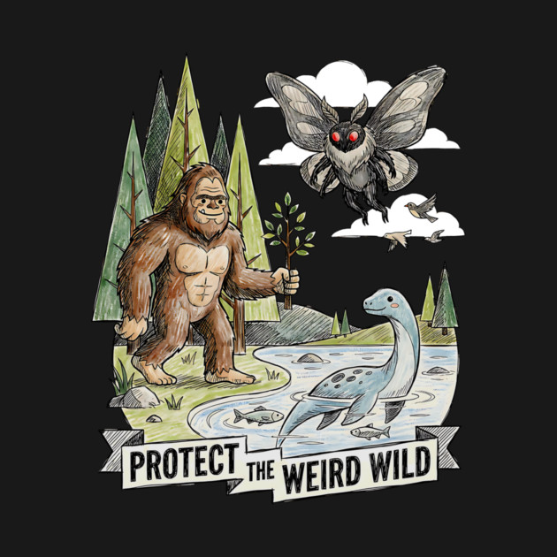 Protect the Weird Wild by Designed By Marty