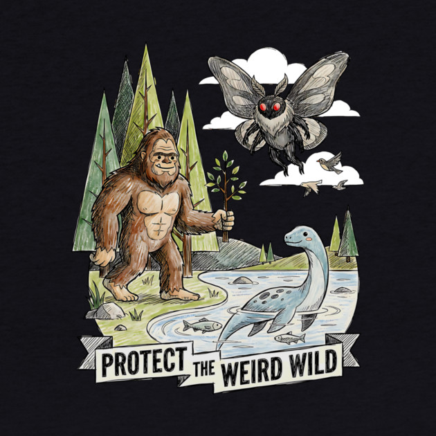 Protect the Weird Wild by Designed By Marty