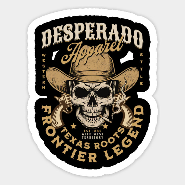 Desperado Apparel Sticker by Designed By Marty