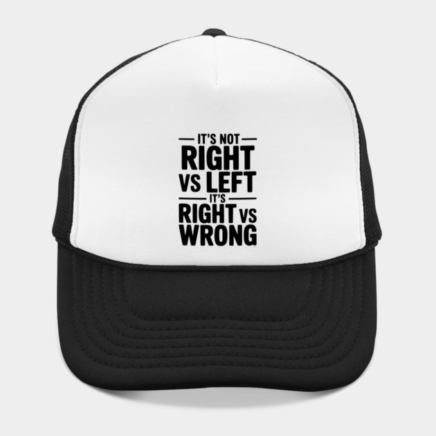 It's Not Right vs Left, It's Right vs Wrong by Frank Ring