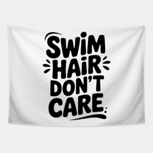 Swim Hair Don't Care Tapestry
