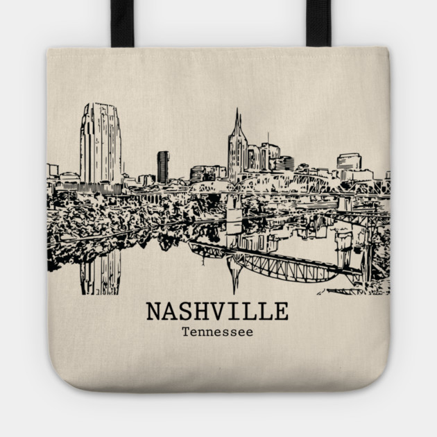 Nashville - Tennessee Tote by Lakeric