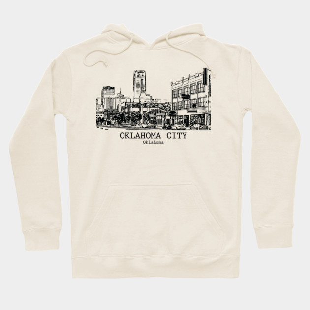 Oklahoma City - Oklahoma Hoodie by Lakeric