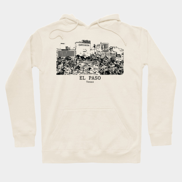 El Paso - Texas Hoodie by Lakeric