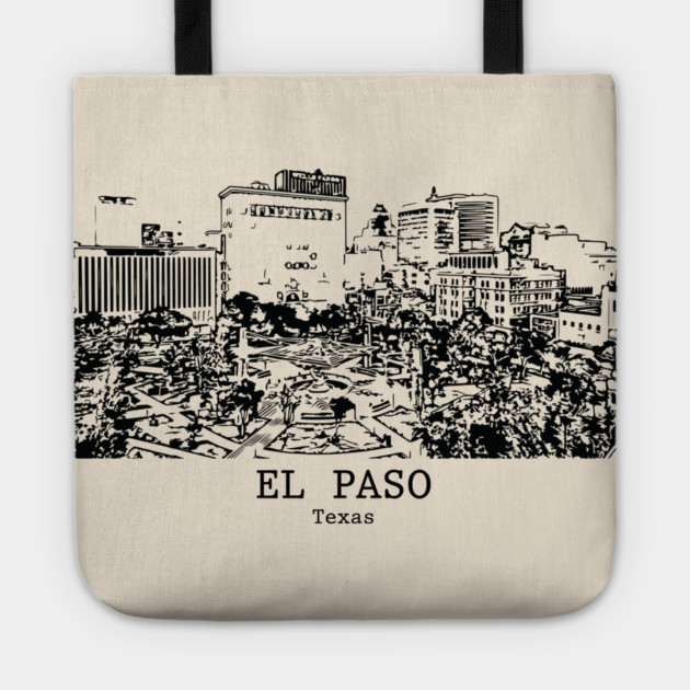 El Paso - Texas Tote by Lakeric
