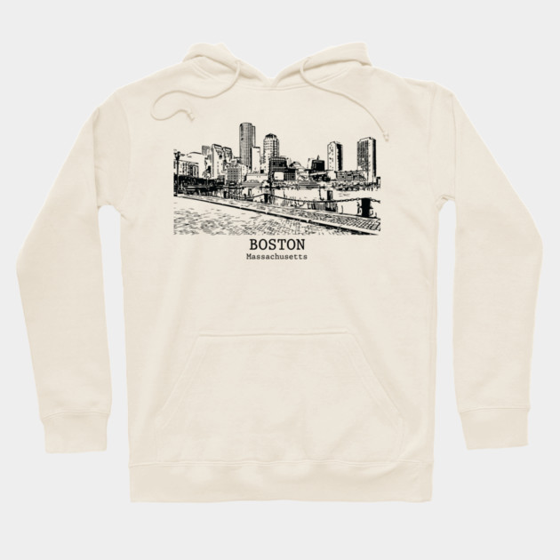 Boston - Massachusetts Hoodie by Lakeric
