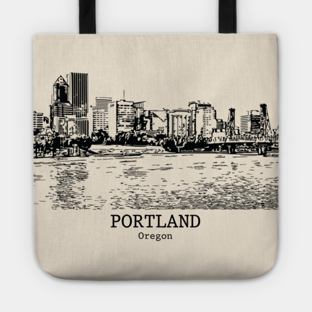 Portland - Oregon Tote by Lakeric