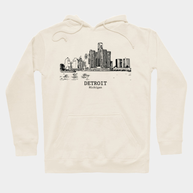 Detroit - Michigan Hoodie by Lakeric
