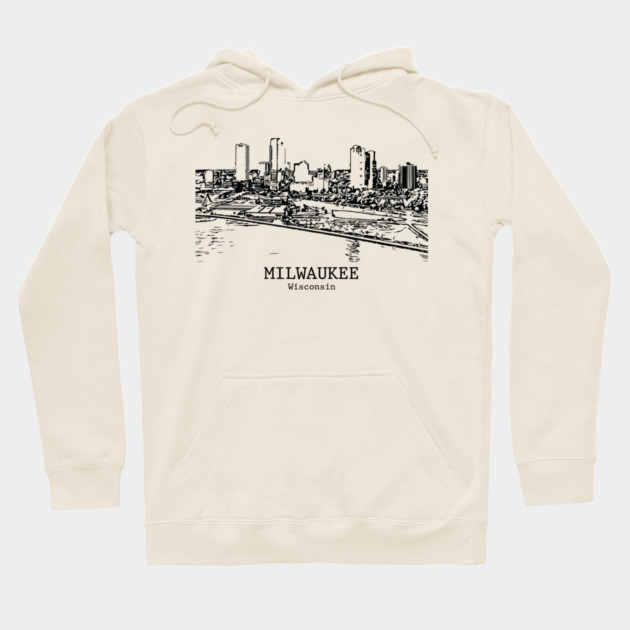 Milwaukee - Wisconsin Hoodie by Lakeric
