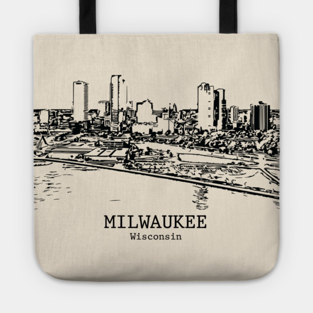 Milwaukee - Wisconsin Tote by Lakeric