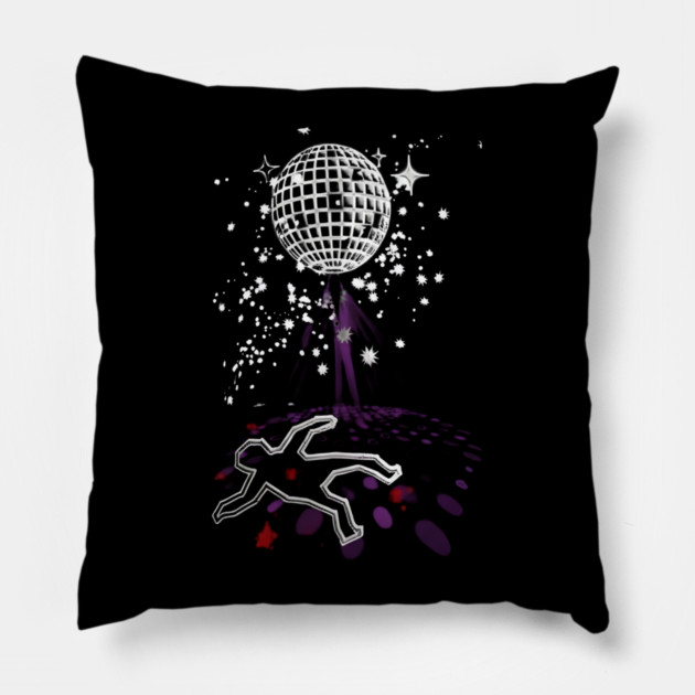 Murder-On-The-Dance-Floor Pillow by dtr_art