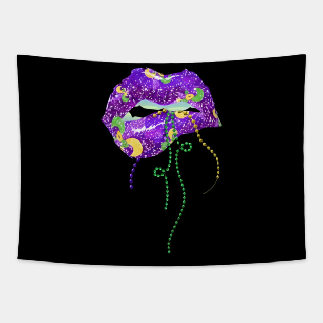 Mardi-Gras-Queen Tapestry by dtr_art