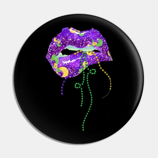 Mardi-Gras-Queen Pin by dtr_art