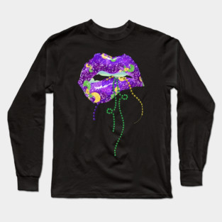 Mardi-Gras-Queen Long Sleeve T-Shirt