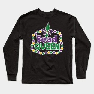Mardi-Gras-Queen Long Sleeve T-Shirt
