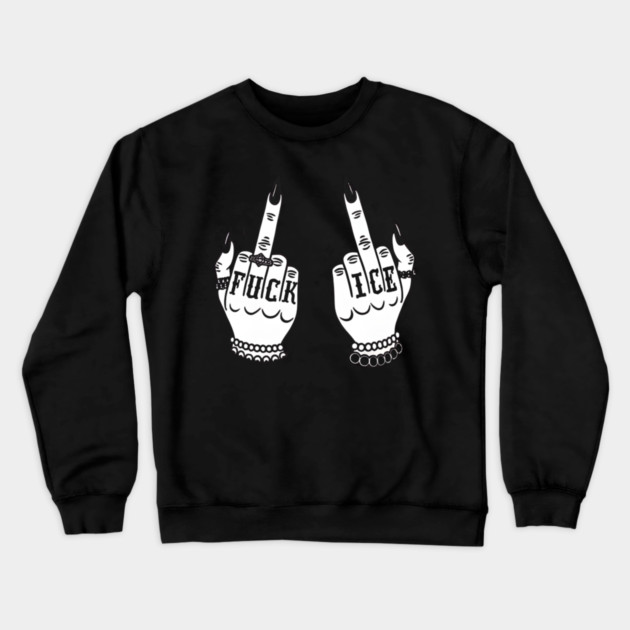 Fuck-Ice Crewneck Sweatshirt by dtr_art