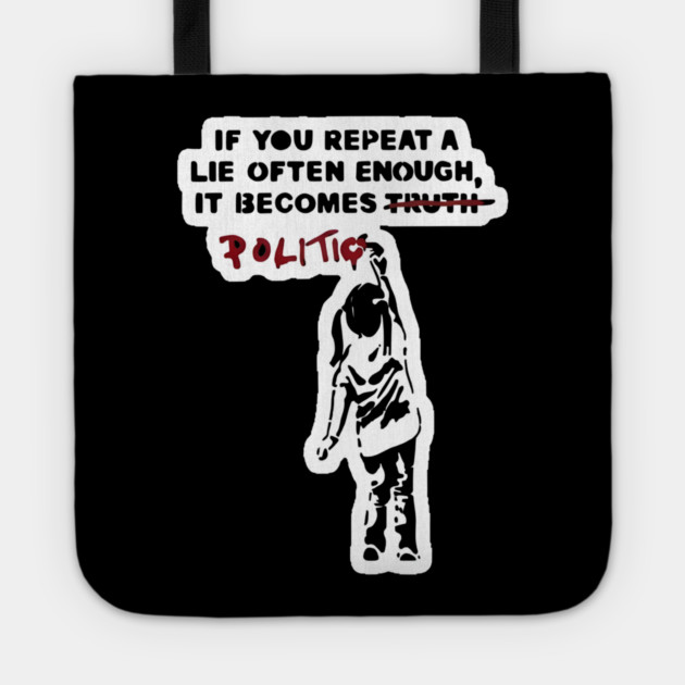 Anti-trump Tote by dtr_art