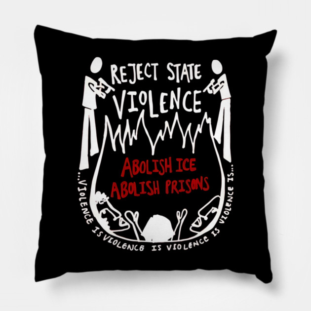 Abolish-Ice Pillow by dtr_art