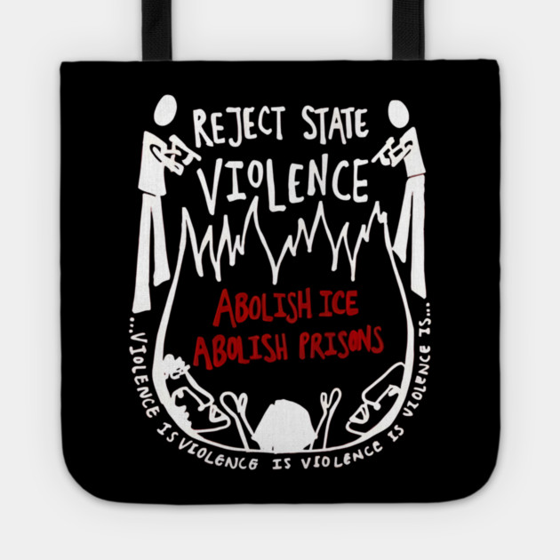 Abolish-Ice Tote by dtr_art