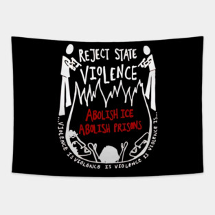 Abolish-Ice Tapestry